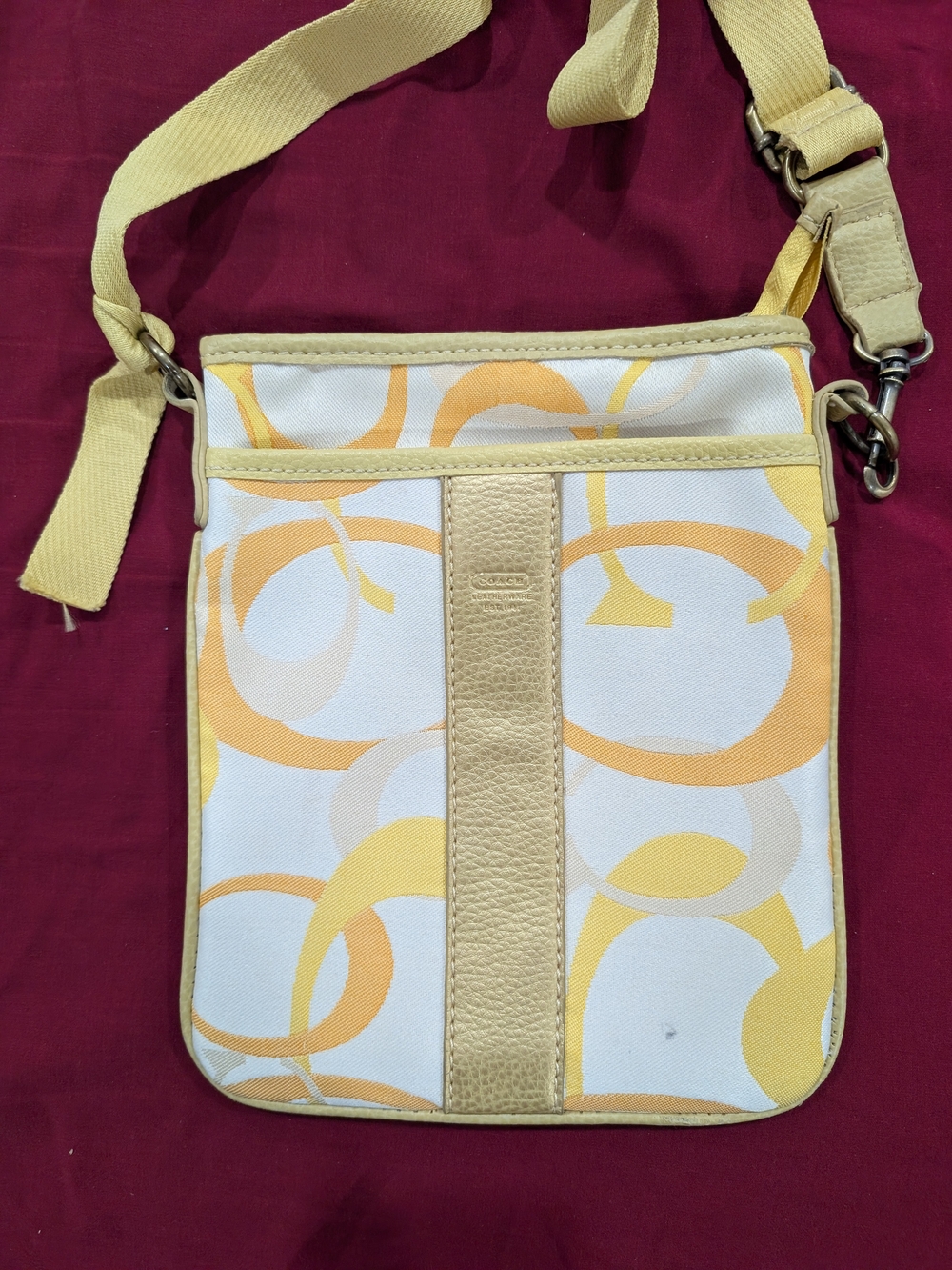 Vintage Collectible Canvas Crossbody Bag